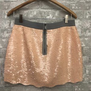 BCBGMaxAzria Peachy sequins mini skirt "Michaela"